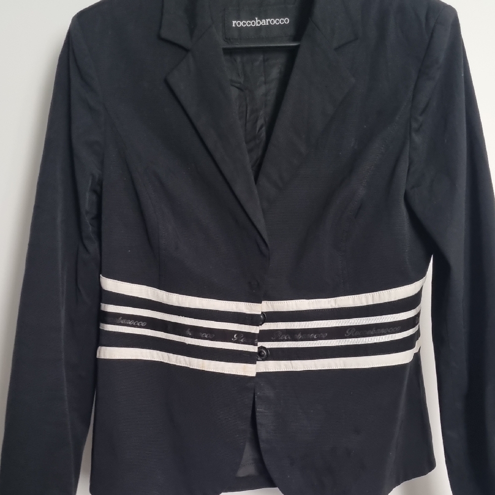 roccobarocco Black Women's suit made in Italy